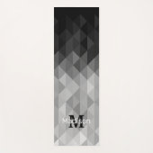 geometrische Muster für graue Dreiecke Yogamatte (Vorderseite)