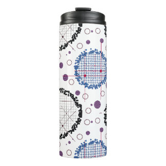 Geometrische Muster für modernes Design Thermosbecher
