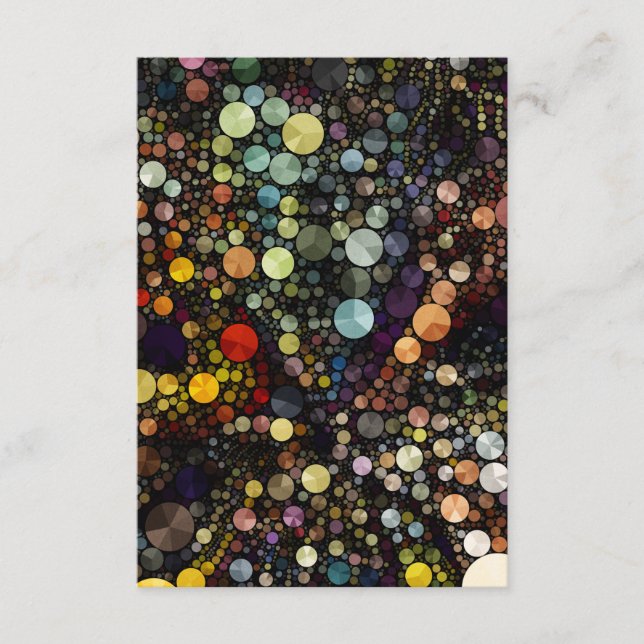 Geometrische Muster | Mehrfarbige Kreise (Vorderseite)