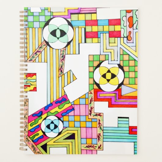 Geometrische Muster Planer (Vorderseite)