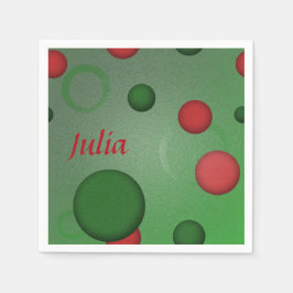 Geometrische Muster Punkte Kreise auf einem belieb Serviette