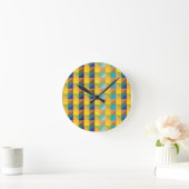 Geometrische Muster Runde Wanduhr (Zuhause)