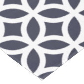 Geometrische Muster-Tischdecke im klassischen Blau Tischdecke (Schrägansicht)