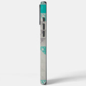 Geometrische Muster und benutzerdefinierte Monogra Case-Mate iPhone Hülle (Rückseite / Links)