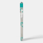 Geometrische Muster und benutzerdefinierte Monogra Case-Mate iPhone Hülle (Rückseite / Links)