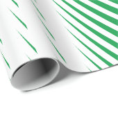 Geometrische Muster Weihnachtsgrün Abstrakt  Geschenkpapier (Rolleneckpunkt)