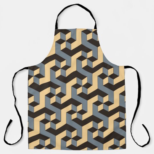 geometrische nahtlose Kachel mit komplexen rotiere Schürze (Vorderseite)