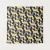 geometrische nahtlose Kachel mit komplexen rotiere Wandteppich (Vorderseite (Horizontal))