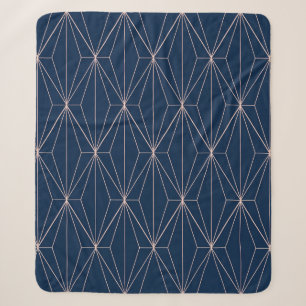 Geometrische nahtlose Muster. Abstrakte geometrisc Sherpadecke