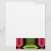 Geometrische Neon Briefpapier (Vorne/Hinten)