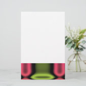 Geometrische Neon Briefpapier (Stehend Vorderseite)
