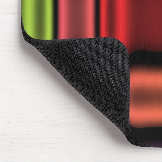 Geometrische Neon Mousepad (Ecke)