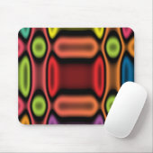 Geometrische Neon Mousepad (Mit Mouse)