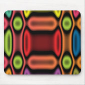 Geometrische Neon Mousepad (Vorne)