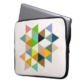 Geometrische Nr. 742 Laptopschutzhülle (Vorderseite Links)