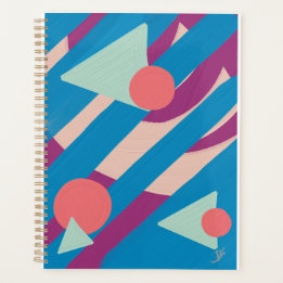 Geometrische Ölformen Vintage Palette Planer
