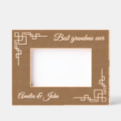 Geometrische Oma Custom Holz Picture Frames Geätzte Rahmen (Vorderseite)