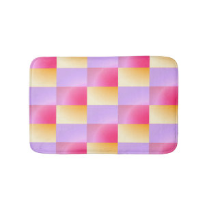 Geometrische Ombre-Formen Badematte