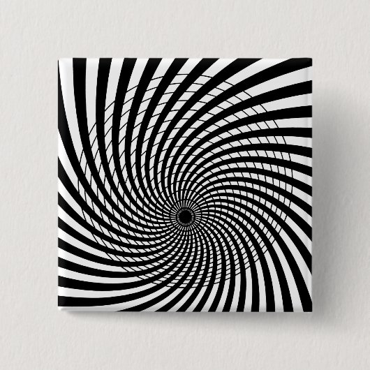 GEOMETRISCHE OP ART-Taste Button (Vorderseite)