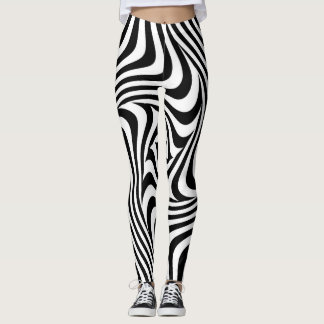geometrische optische Illusion Leggings