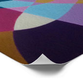 Geometrische optische Illusionsdreiecke Grafische Poster (Ecke)