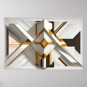 Geometrische Opulenz Poster (Vorne)