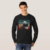 Geometrische Panda-Modelle T-Shirt (Vorne ganz)