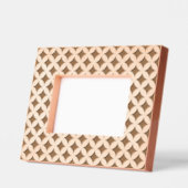 Geometrische Pastelkreise und Diamantmuster Geätzte Rahmen (Links)