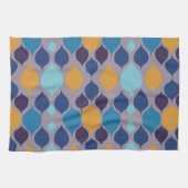 Geometrische Pastelle Mitte der 60er Jahre Geschirrtuch (Horizontal)