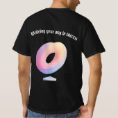 Geometrische Pastelstruktur T-Shirt (Rückseite)