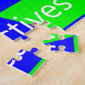 Geometrische Perspektive KunstIllusion Moderne Puzzle (Seite)