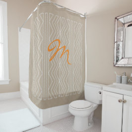 Geometrische Pfeillinen nach benutzerdefinierten M Duschvorhang
