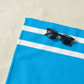 Geometrische Pink Blue White Beach Baby Liebe Strandtuch (Beispiel)