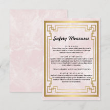 Geometrische Pink Marmor Sicherheitsmaßnahmen