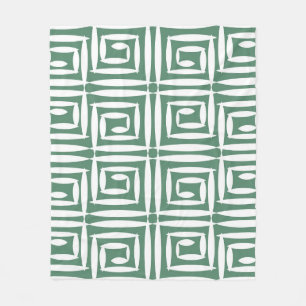 Geometrische Polygone Vintag Nahtlos Muster Fleecedecke