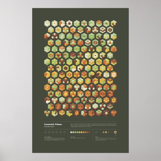 Geometrische Preise - Sammlung 1, Reihe 1 Poster (Vorne)