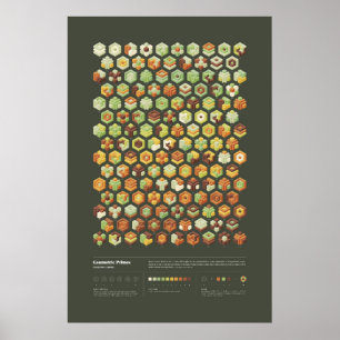Geometrische Primzahlen - Sammlung 1, Serie 1 Poster