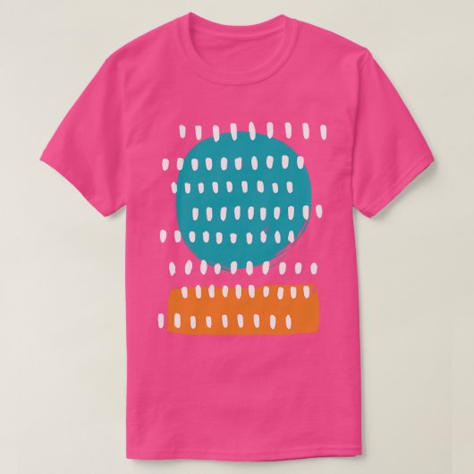 Geometrische Punkte T-Shirt (Design vorne)