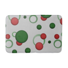 Geometrische Punktkreise Retro-Muster auf einer be