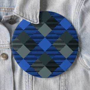 Geometrische Quadrat-Abstraktion 21 Button