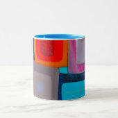 Geometrische Quadrat-fantastische Tasse (Mittel)