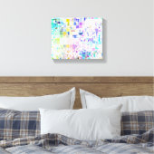 geometrische Quadrate der Pastellgeometrie Leinwanddruck (Insitu (Schlafzimmer))