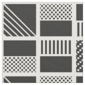 Geometrische Quadrate Meterware Stoff (Nahaufnahme)
