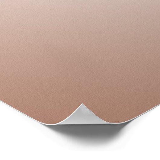 Geometrische Quadrate mit Mocha Mousse Gradient Wh Poster (Ecke)