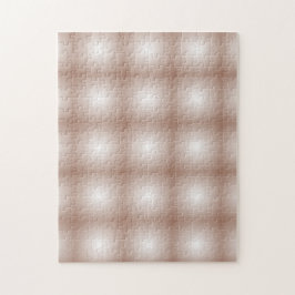 Geometrische Quadrate mit Mocha Mousse Gradient Wh Puzzle