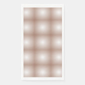 Geometrische Quadrate mit Mocha Mousse Gradient Wh Serviette (Vorderseite)