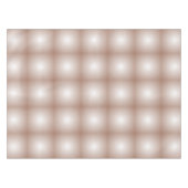 Geometrische Quadrate mit Mocha Mousse Gradient Wh Tischdecke (Vorderseite (Horizontal))