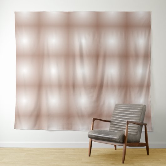 Geometrische Quadrate mit Mocha Mousse Gradient Wh Wandteppich (Beispiel (Horizontal))