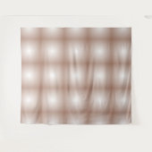 Geometrische Quadrate mit Mocha Mousse Gradient Wh Wandteppich (Vorderseite (Horizontal))