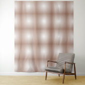 Geometrische Quadrate mit Mocha Mousse Gradient Wh Wandteppich (Beispiel)